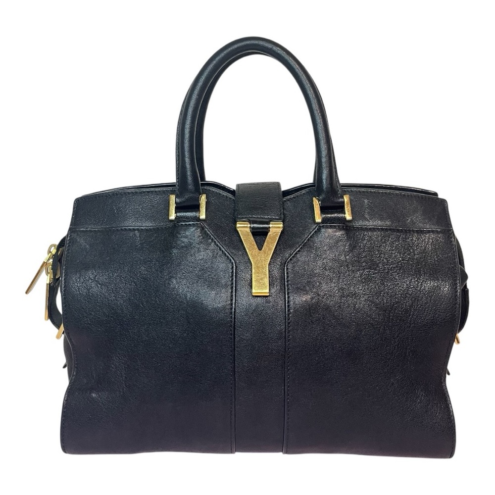 Yves Saint Laurent Black Cabas Handbag